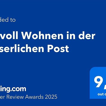 Stilvoll Wohnen In Der Kaiserlichen Post Westerstede Exteriör bild